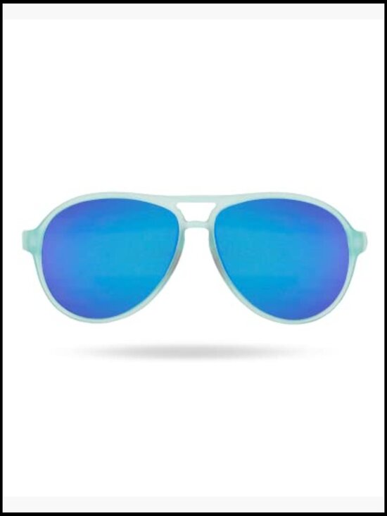 Polarized Aviator Sunglasses with TPE Grip, UV Protection